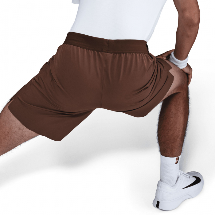 Pantaloni Tenis Nike Barbati Court Advantage 8in Cacao Wow [4]