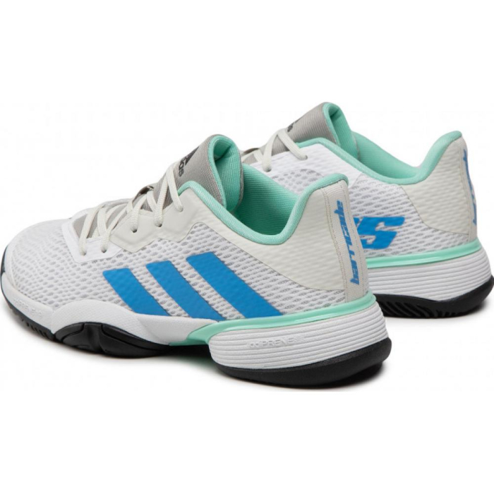PANTOFI ADIDAS BARRICADE JR WHITE BLUE CORE [5]