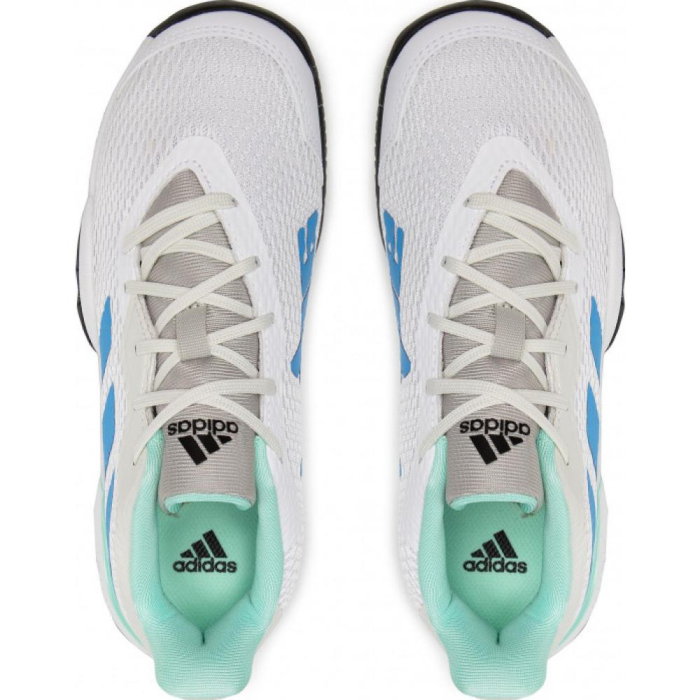 PANTOFI ADIDAS BARRICADE JR WHITE BLUE CORE [3]