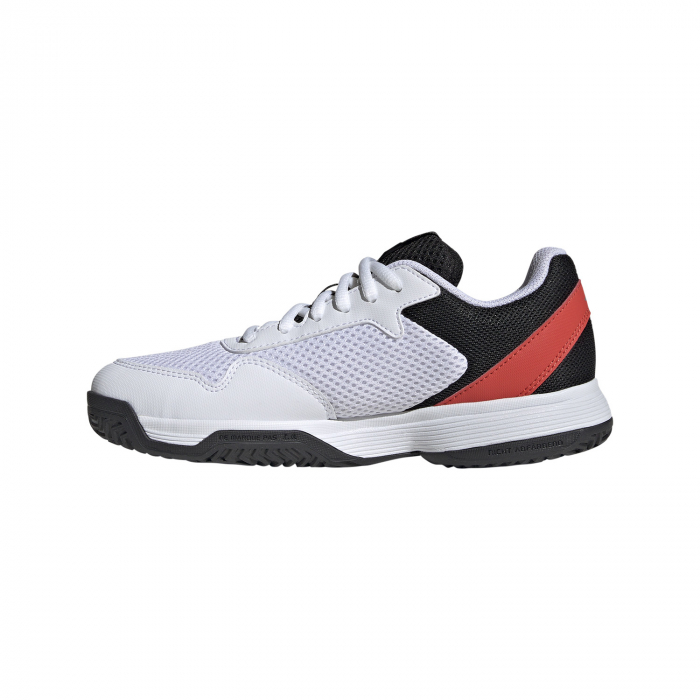 Pantofi Tenis Adidas Courtflash K White [2]