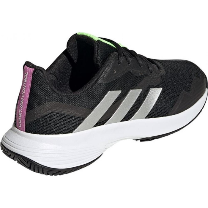 PANTOFI ADIDAS COURTJAM CONTROL BLACK/SILVER/WHITE [5]