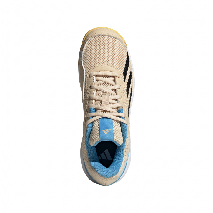 PANTOFI ADIDAS JUNIORI BAIETI Courtflash Crystal Sand Core [8]