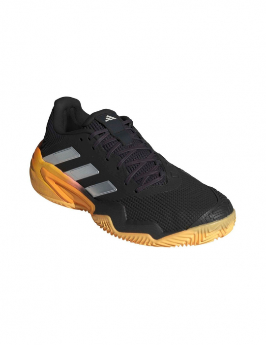 PANTOFI ADIDAS M BARRICADE 13 CLAY Black Yellow [4]