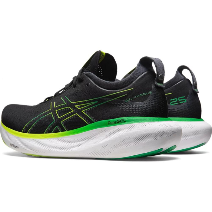 PANTOFI ALERGARE ASICS GEL-NIMBUS 25 BLACK/LIME ZEST [4]