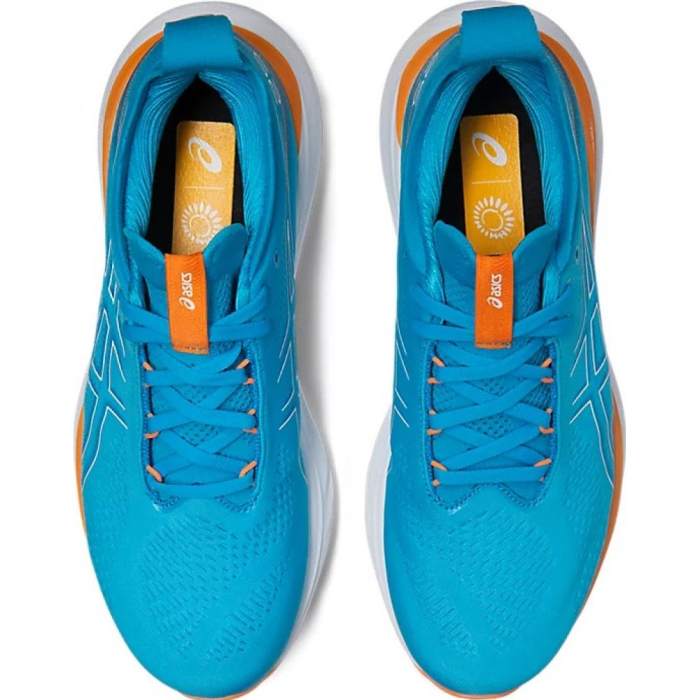 PANTOFI ALERGARE ASICS GEL-NIMBUS 25 ISLAND BLUE/GLACIER GREY [5]