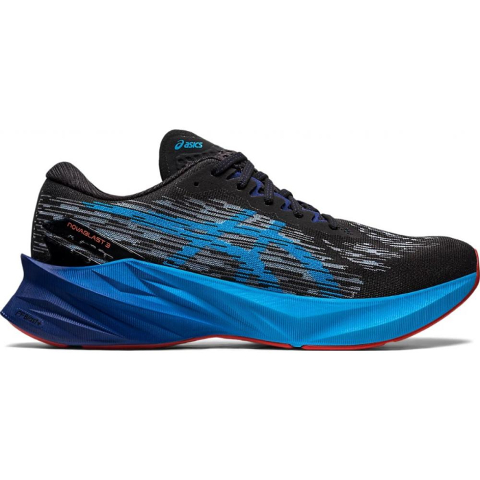 PANTOFI ALERGARE ASICS NOVABLAST 3 BLACK/ISLAND BLUE [2]