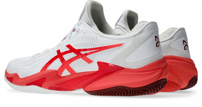 Pantofi Tenis Asics Court FF 3 Novak Clay White/Electric Red [3]