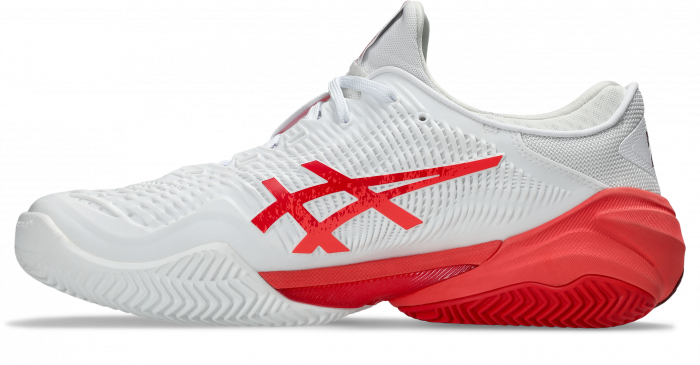 Pantofi Tenis Asics Court FF 3 Novak Clay White/Electric Red [8]