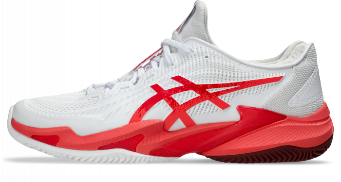 Pantofi Tenis Asics Court FF 3 Novak Clay White/Electric Red [2]