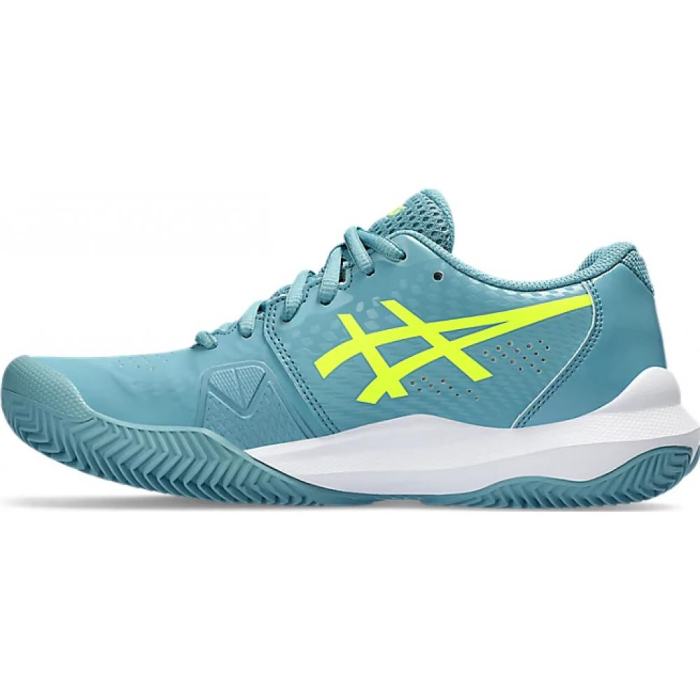 Pantofi Asics GEL-CHALLENGER 14 CLAY GRIS BLUE/SAFETY YELLOW [2]