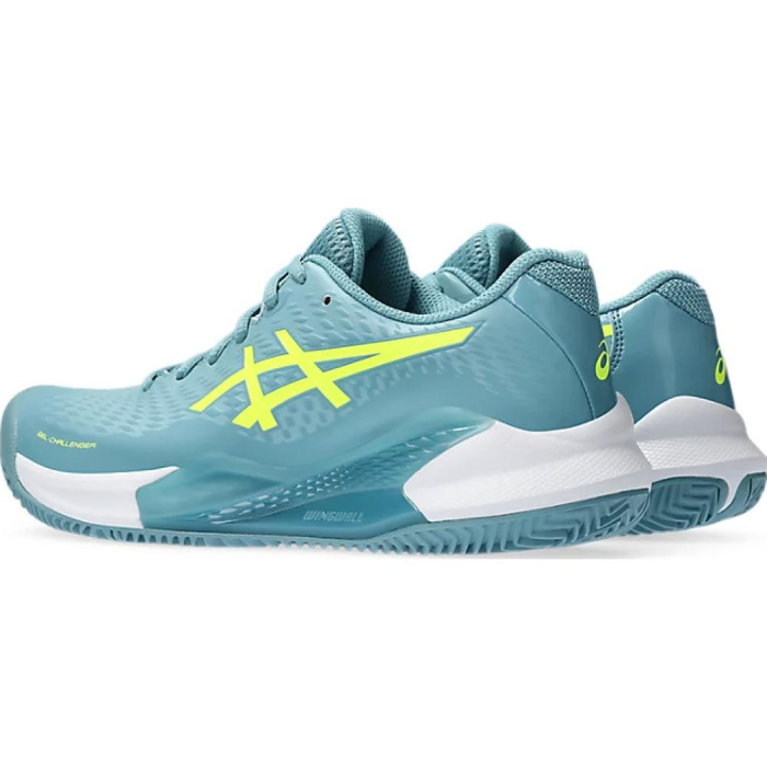 Pantofi Asics GEL-CHALLENGER 14 CLAY GRIS BLUE/SAFETY YELLOW [4]