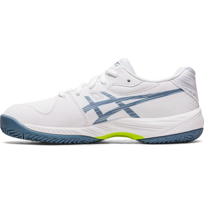PANTOFI ASICS GEL-GAME 9 CLAY/OC WHITE/STEEL BLUE JR [2]