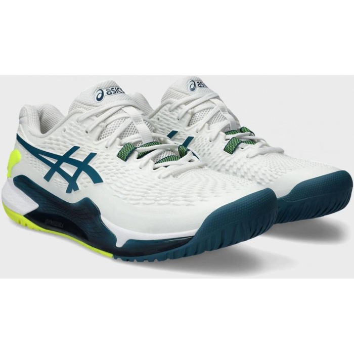 Pantofi ASICS GEL-RESOLUTION 9 All Court WHITE/RESTFUL TEAL [4]