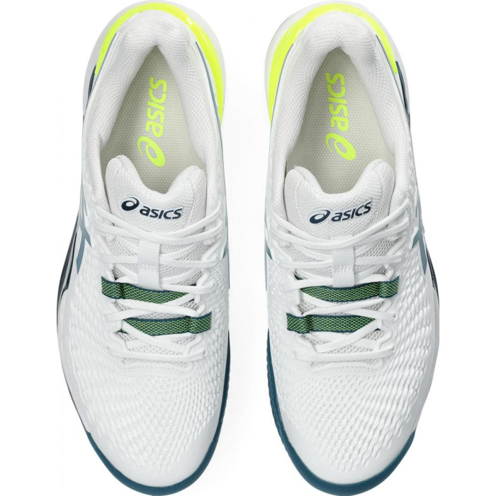 Pantofi ASICS GEL-RESOLUTION 9 CLAY WHITE/RESTFUL TEAL [4]