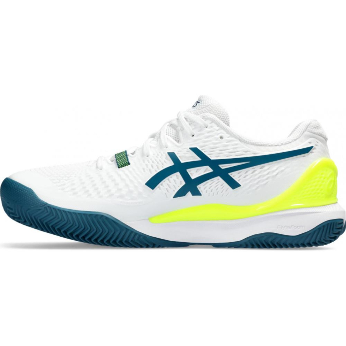 Pantofi ASICS GEL-RESOLUTION 9 CLAY WHITE/RESTFUL TEAL [6]