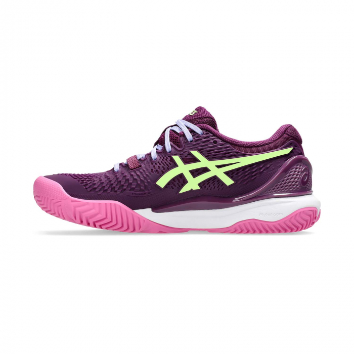 Pantofi Asics Gel-Resolution 9 Padel Deep Mauve/Lime Green [6]