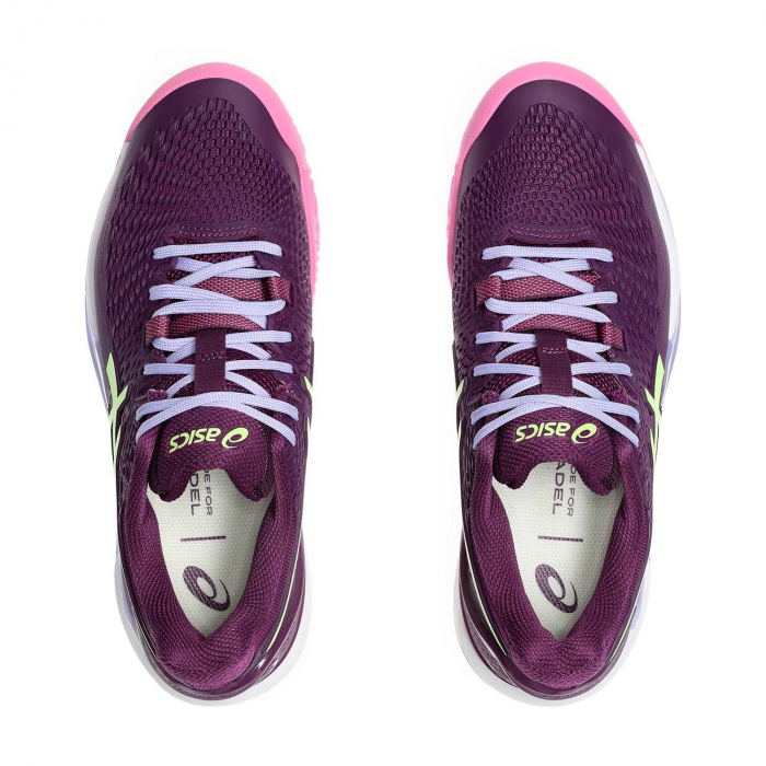Pantofi Asics Gel-Resolution 9 Padel Deep Mauve/Lime Green [5]