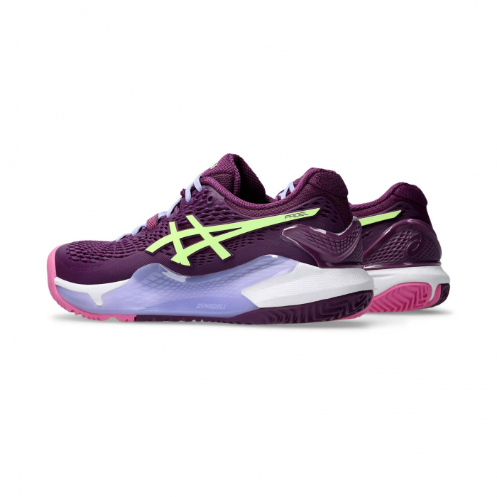 Pantofi Asics Gel-Resolution 9 Padel Deep Mauve/Lime Green [7]