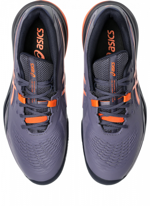 Pantofi Tenis Asics Gel-Resolution X Clay Greyish Purple/Nova Orange [6]