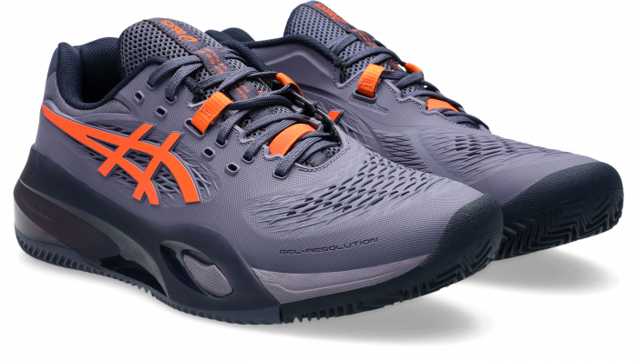 Pantofi Tenis Asics Gel-Resolution X Clay Greyish Purple/Nova Orange [3]