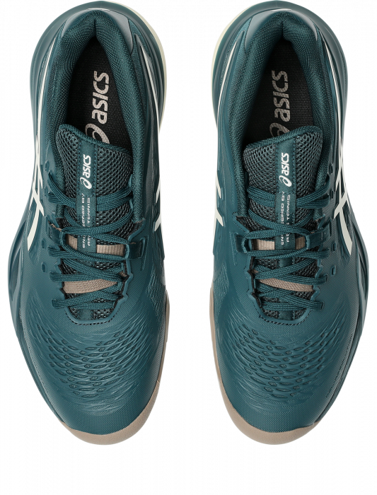 Pantofi Tenis Asics Gel-Resolution X Clay Saxon Green/Birch [5]