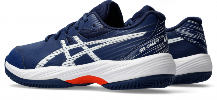PANTOFI ASICS K GEL-GAME 9 GS CLAY/OC BLUE /WHITE [7]