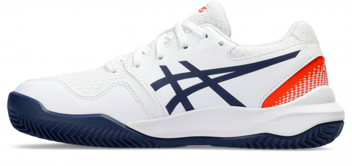 PANTOFI ASICS K GEL-RESOLUTION 9 GS CLAY WHITE BLUE [2]