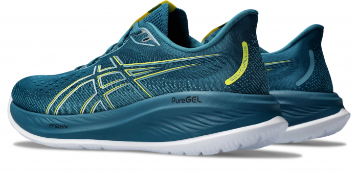 PANTOFI ASICS M GEL-CUMULUS 26 EVENING TEAL YELLOW [7]