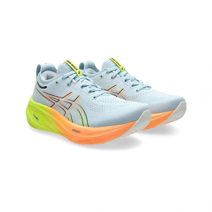 PANTOFI ASICS M GEL-NIMBUS 26 PARIS COOL GREY YELLOW [2]
