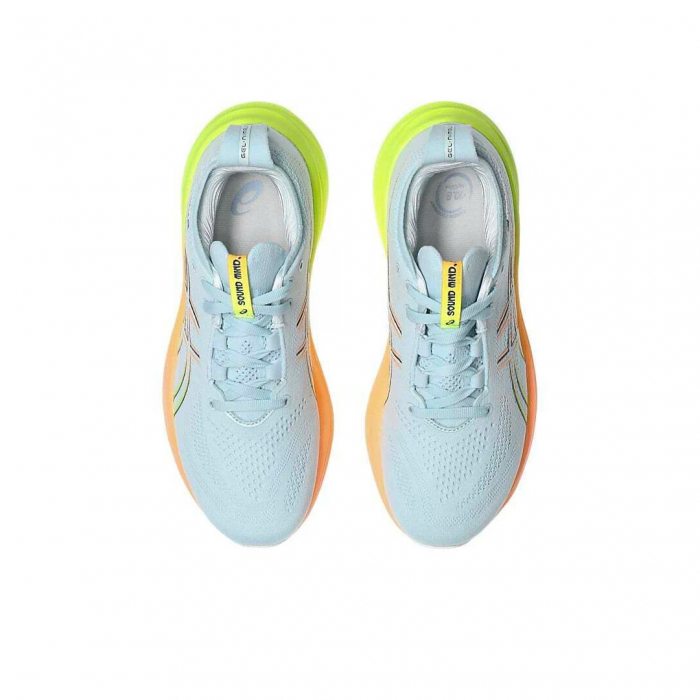 PANTOFI ASICS M GEL-NIMBUS 26 PARIS COOL GREY YELLOW [7]