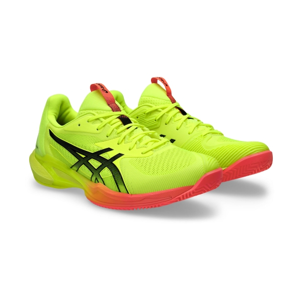 PANTOFI ASICS M SOLUTION SPEED FF 3 CLAY PARIS YELLOW BLACK [7]