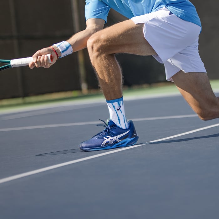 Pantofi Asics Solution Speed FF 3 All Court Blue Expanse/White [6]