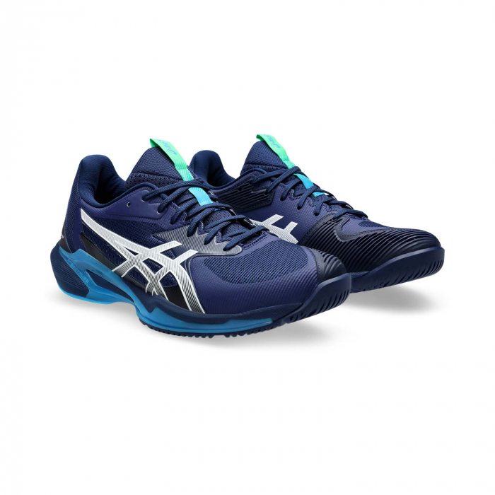 Pantofi Asics Solution Speed FF 3 All Court Blue Expanse/White [4]