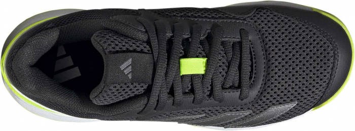 Pantofi Tenis Adidas Courtflash K Carbon/Lime [8]