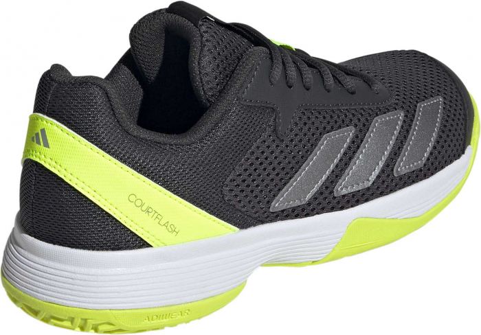 Pantofi Tenis Adidas Courtflash K Carbon/Lime [4]