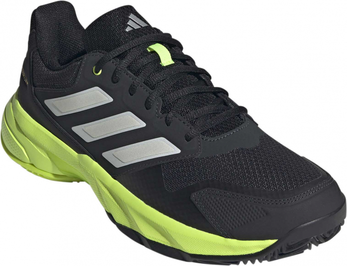Pantofi Adidas CourtJam Control 3 Clay Carbon/Lime [3]