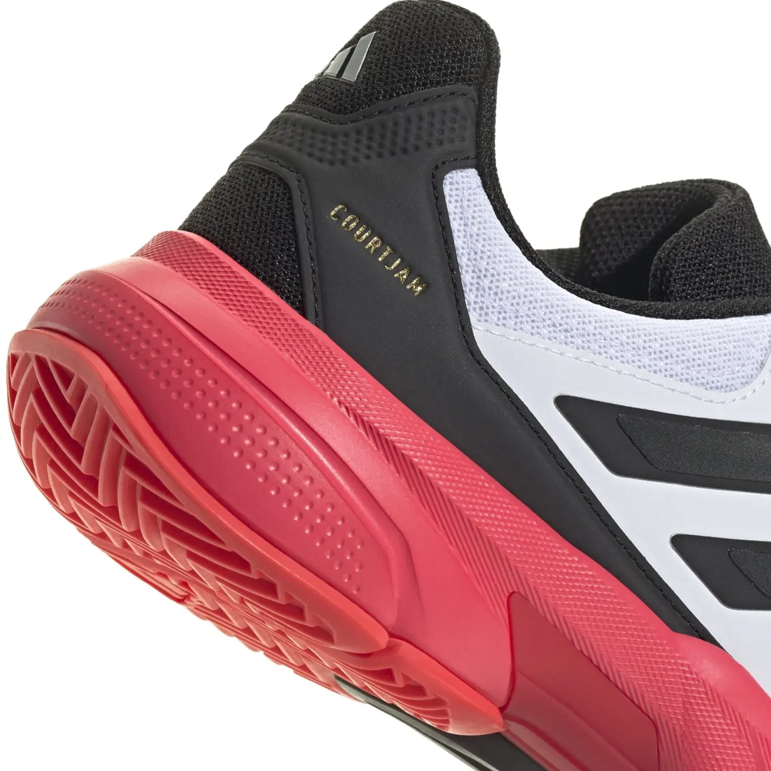 Pantofi Tenis Adidas CourtJam Control 3 White/Lucid Red [8]