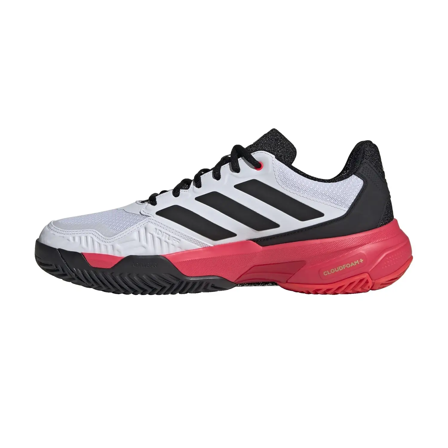 Pantofi Tenis Adidas CourtJam Control 3 White/Lucid Red [4]