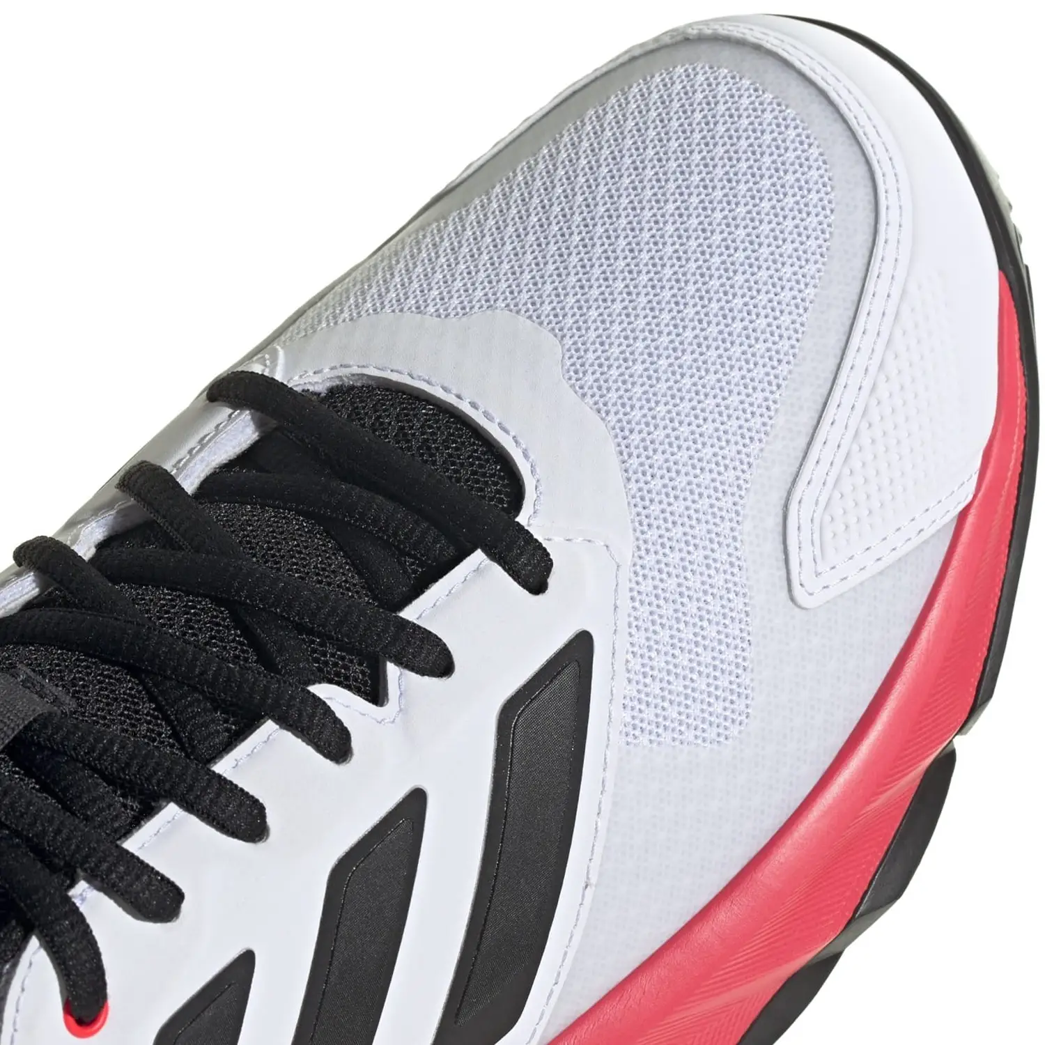 Pantofi Tenis Adidas CourtJam Control 3 White/Lucid Red [7]