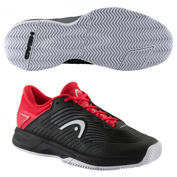 PANTOFI HEAD M REVOLT PRO CLAY 4.5 BLACKRED [7]