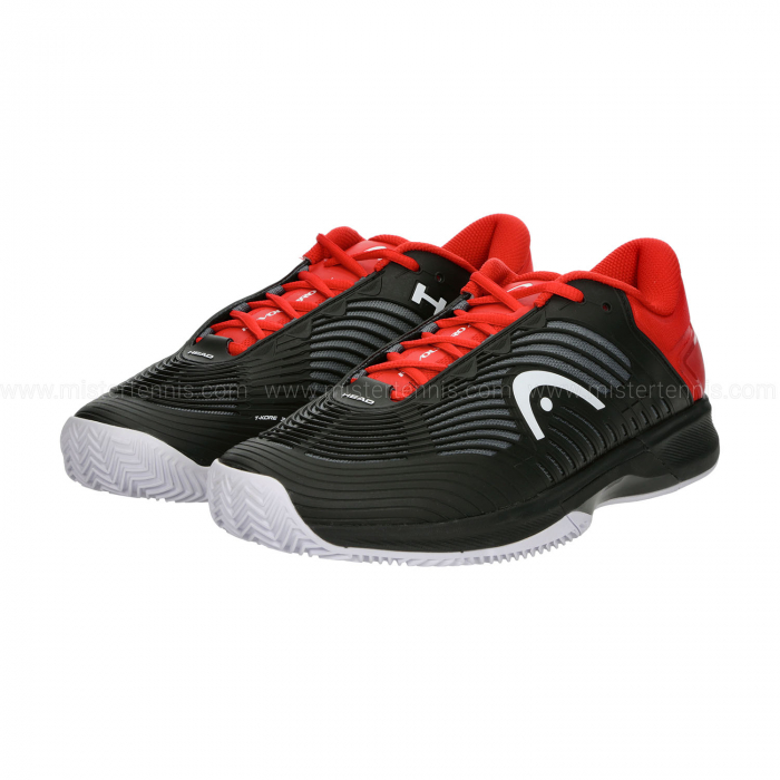PANTOFI HEAD M REVOLT PRO CLAY 4.5 BLACKRED [4]