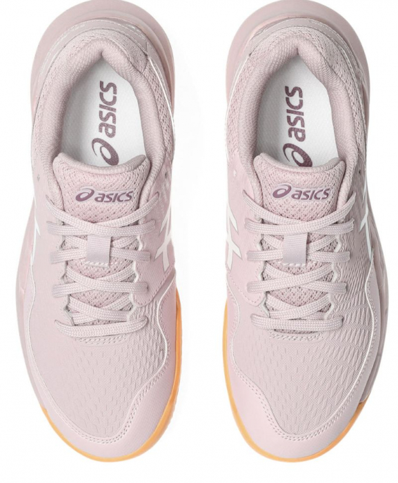 Pantofi Tenis Juniori Asics Gel-Resolution 9 GS Clay Watershed Rose/White [6]