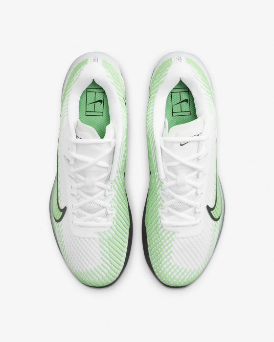 PANTOFI NIKE M ZOOM VAPOR 11 HC WHITE POISON GREEN [4]
