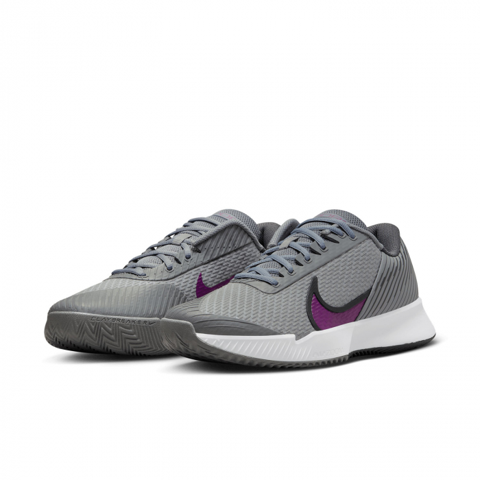 PANTOFI NIKE M Zoom Vapor Pro 2 Clay Grey Sangria [4]