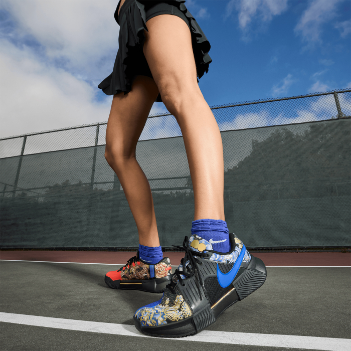 PANTOFI NIKE W ZM GP CHALLENGE 1 Osaka Clay PRM BK Purple/Melon Tint [9]