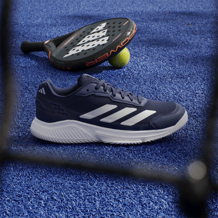 Pantofi Padel Adidas Barbati Courtfast Dark Blue/Silver Metallic [7]
