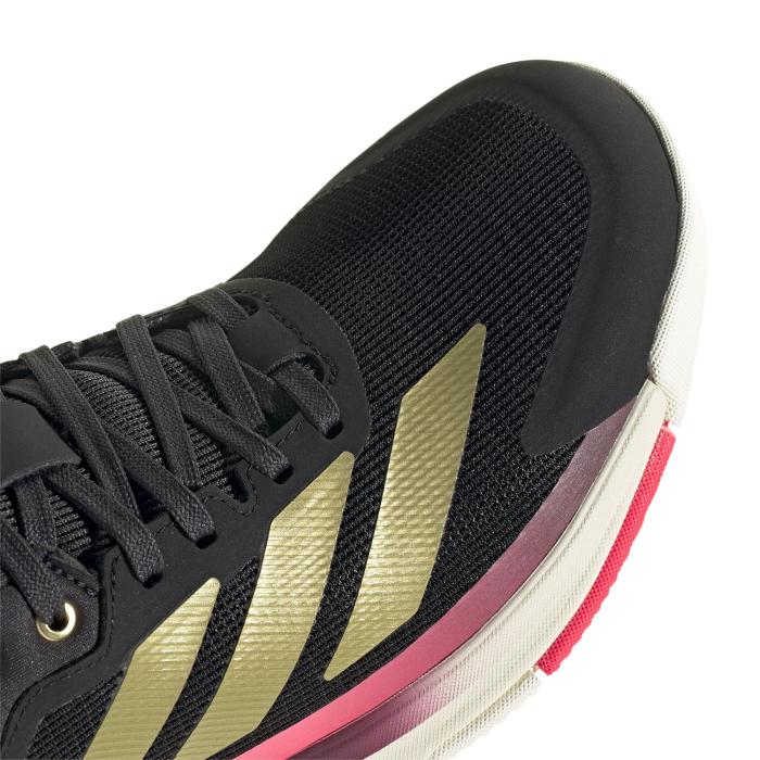 Pantofi Padel Adidas Barbati Crazyquick Boost Black/Gold Metallic/Solar Turbo [4]