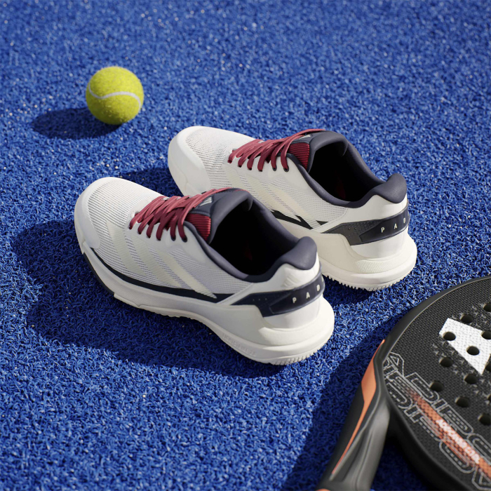 Pantofi Padel Adidas Crazyquick LS Chalk White/Ice Gold Metallic [7]