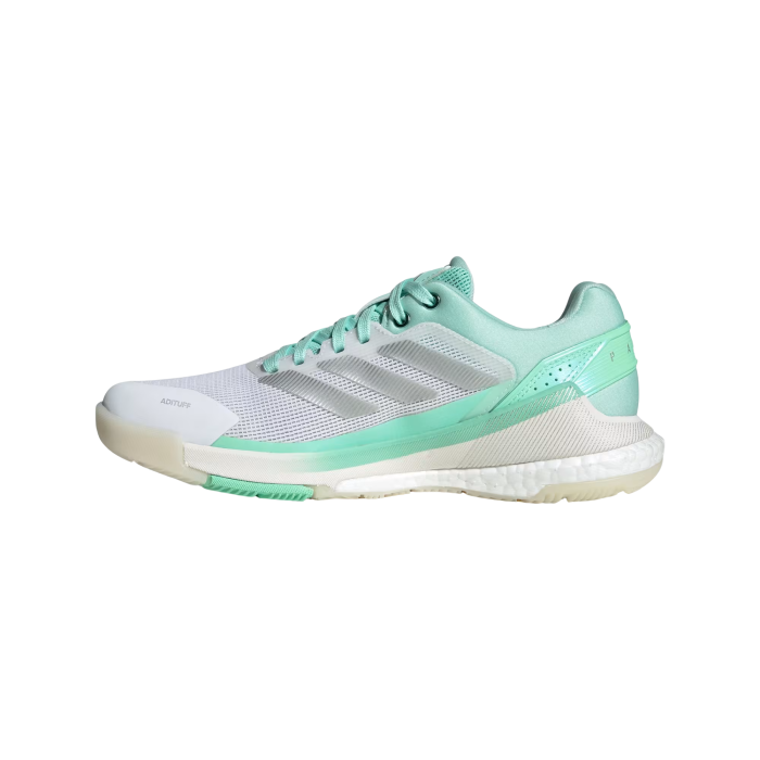 Pantofi Padel Adidas Femei Crazyquick Boost Clear Mint/Silver Metallic [5]