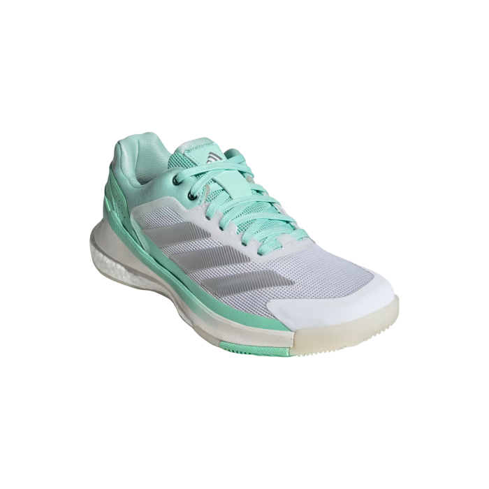 Pantofi Padel Adidas Femei Crazyquick Boost Clear Mint/Silver Metallic [2]